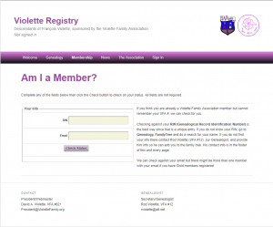 membership start screen